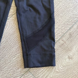 Bloch, Mesh Detail Crop Top and Capri Pants Set in Black, Child 6/7 - Final Sale