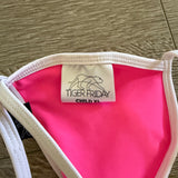 Tiger Friday, Dawn Bralette in Malibu Pink White, CXL Child 10/12