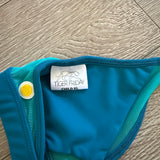 Tiger Friday, Premiere Bralette in Ocean Teal Blue, CXL Child 10/12