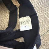 Five Dancewear, Halo Bra in Black White, AS Women's 4/6 - Final Sale