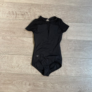 Kandi Kouture, Key Hole Leotard in Black, CL Child 7/8 - Final Sale