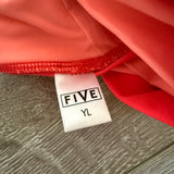 Five Dancewear, Everyday Hybird Biker Short in Peach Orange, Child 6/7 - Final Sale