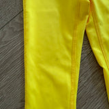 Tiger Friday, Retro Flare Leggings in Neon Yellow, CS Child 5/6 - Final Sale