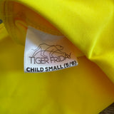 Tiger Friday, Retro Flare Leggings in Neon Yellow, CS Child 5/6 - Final Sale