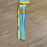 SugarLulu, Pop Art Crop Top in Leggings Set, Child 8/10