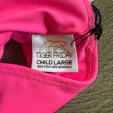 Tiger Friday, High Drama Crop Top in Hot Punk Pink, CL Child 8/10