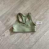 Old Navy, V-Back Sports Bra in Olive Green, CS 6/7