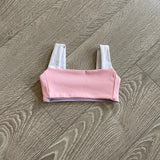 Five Dancewear, Pastel Pink and Purple Reversible Bra, YM 5/6