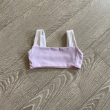 Five Dancewear, Pastel Pink and Purple Reversible Bra, YM 5/6