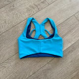 Five Dancewear, Double Down Bra in Blue, YXL