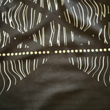 GK Elite, White Waves Spangles Leotard in Black, CM Child 7/8 - Final Sale