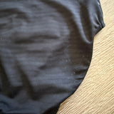 GK Elite, White Waves Spangles Leotard in Black, CM Child 7/8 - Final Sale