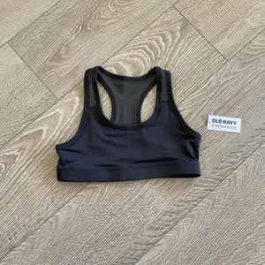 Old Navy, Dark Grey Racer Back Sports Bra, CS 6/7