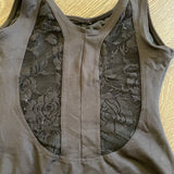 Eurotard, Black Lace Back Leotard, CI 6/7 - Final Sale