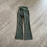 Tiger Friday, Split Flare Leggings in Moss Mist Green, CS Child 5/6 - Final Sale