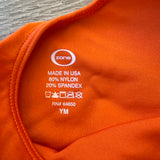 Ozone, Misty Orange Crunch Leotard, YM Child 6/7