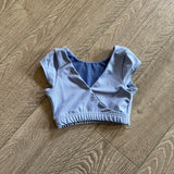 Five Dancewear, Turnaround Top in Blue, YM Child 5/6 - Final Sale