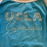 Rebecca's Mom, UCLA Gymnastics Cami Leotard in Sky Blue, Child 8/10 - Final Sale