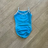 Rebecca's Mom, UCLA Gymnastics Cami Leotard in Sky Blue, Child 8/10 - Final Sale