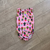 Happy Cactus Emoji Leotard in Pink, Child 6 - Final Sale