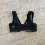 Five Dancewear, V Ribbed Bralette in Black, YL Child 7/8 - Final Sale