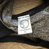 Five Dancewear, V Ribbed Bralette in Black, YL Child 7/8 - Final Sale