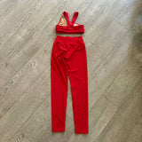 AA Dance, Riviera Top and Pants Set in Red, CM Child 6/7 - Final Sale