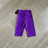 Theatricals, Studio V Cut Bike Shorts in Purple, S Women's 2/4