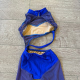 AA Dance, Signature Unitard in Royal Blue, CS Child 5/6