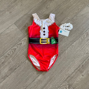 Destira Leotards, Christmas "Mrs. Claus" Leotard, CXL Child 12/14