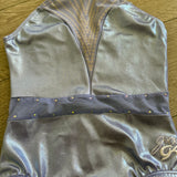 GK Elite, Jordan Chiles Shimmer Purple Blue Leotard, CL Child 8/10