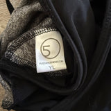 Five Dancewear, Halter Mesh Detail Low Back Leotard in Black, YL Child 7/8 - Final Sale