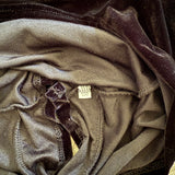 Velvet Ballet Wrap Crop Top in Black, Child 6/8 - Final Sale