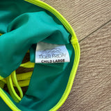 Tiger Friday, Madelyn Crop Top in Spring Green Yellow, Child 6/8 - Final Sale