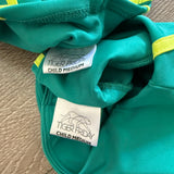 Tiger Friday, Miami Vice Crop and Shorties Set in Spring Green, CM Child 6/8