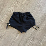 Five Dancewear, Black High Tied Shorts in Black, YL 7/8