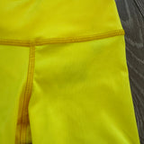 Tiger Friday, Chevy Crop Top and Biker Shorts in Lemon Drop Yellow, CM Child 6/8 - Final Sale