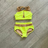 Patrick J, Atomic Set in Neon Yellow Green, CL Child 7/8