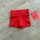 Tiger Friday, Sure Shorties in True Cherry Red, CS Child 5/6
