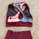 Five Dancewear, Crop Top and Wide Leg Pant in Wine Red, Child 12/14 - Final Sale