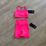 Five Dancewear, Boss Bra and Everyday Short in Neon Pink Pop, YL Child 7/8