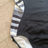 GK Elite, Simone Biles Black Grey White Leotard, CL Child 8/10 - Final Sale