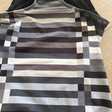 GK Elite, Simone Biles Black Grey White Leotard, CL Child 8/10 - Final Sale