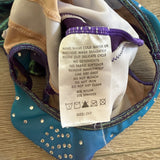 Darcy, Mermaid Ombre Leotard in Teal Purple White with Stones, Child 5/6 - Final Sale