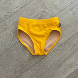 Tiger Friday, Go2 Ribbed Briefs in Yellow, CM Child 6/8 - Final Sale