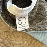 Five Dancewear, V Ribbed Bralette in Sky Blue, AM Women's 4/6 - Final Sale