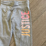 Justice, Grey Justice Leggings, Child 6 - Final Sale