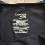 Danskin, Basic Short Sleeves Black Leotard, Child 7/8 - Final Sale