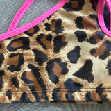 Tiger Friday, Journey Bra in Lavish Leopard Pink, CL Child 8/10 - Final Sale