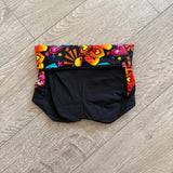 Katrina Activewear, Wear 2 Way Shorts in Black, YM - Final Sale